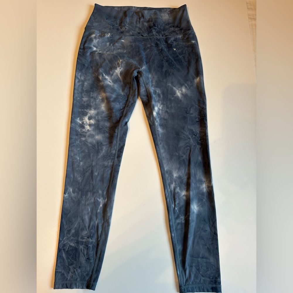 Love Fitness Blue Tie Dye Leggings